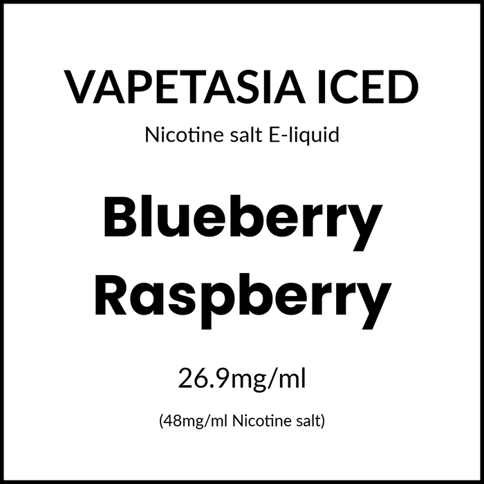 Vapetasia Killer Fruits Iced Salts - Blueberry Raspberry 30ml/48mg