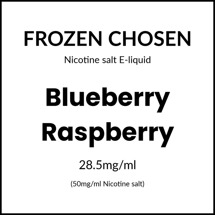 FROZEN CHOSEN SALTS - BLUEBERRY RASPBERRY 30ml/50mg