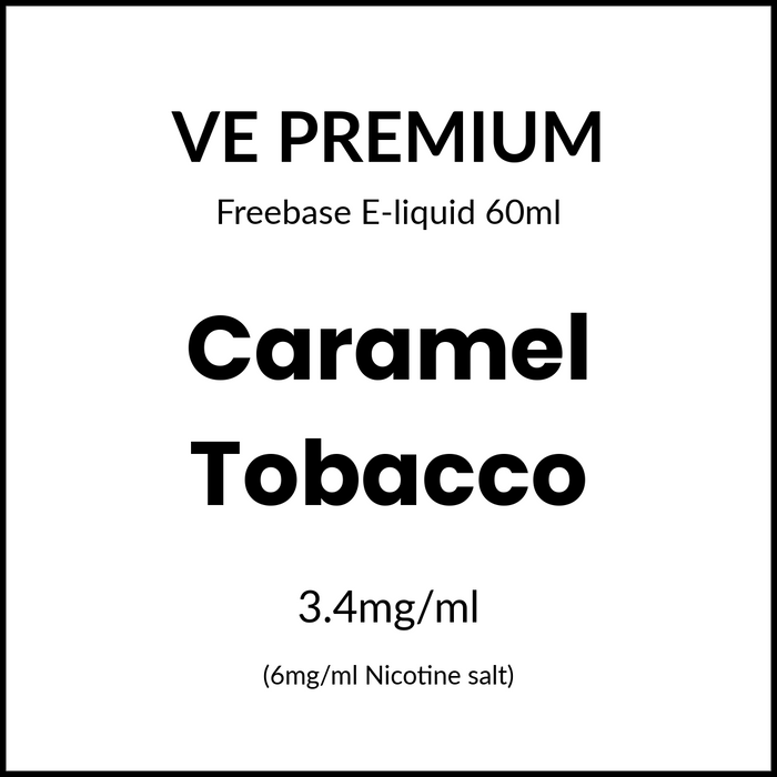 VE Premium - Caramel Tobacco 60ml/6mg