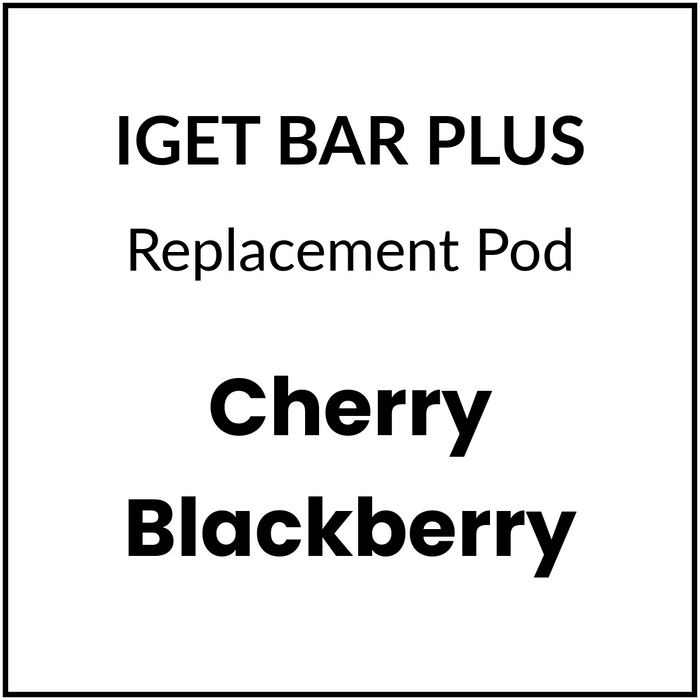 IGET BAR PLUS POD 3.0 10K Cherry Blackberry