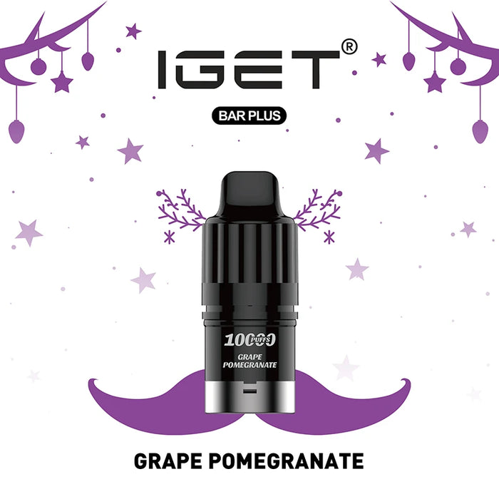 IGET BAR PLUS POD 3.0 10K Grape Pomegranate