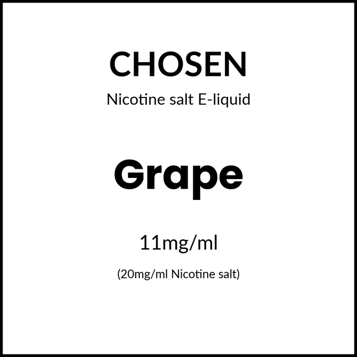 CHOSEN SALTS - GRAPE 30ml/20mg