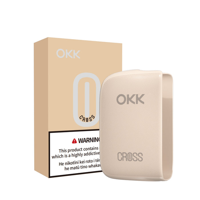 OKK CROSS - HYBRID DISPOSABLE VAPE (BATTERY ONLY) Brown