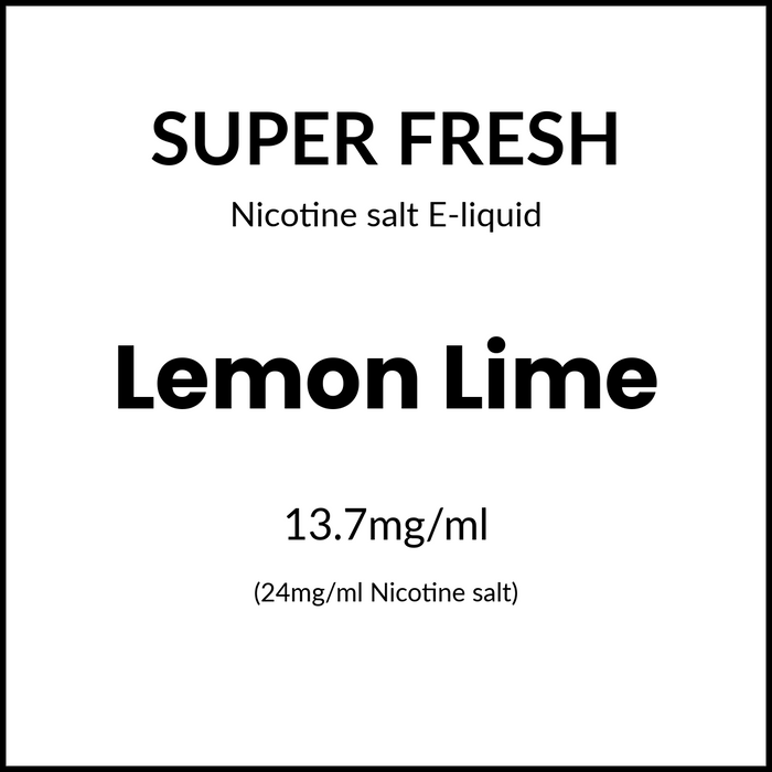 Super Fresh Salts - Lemon Lime 24mg/30ml