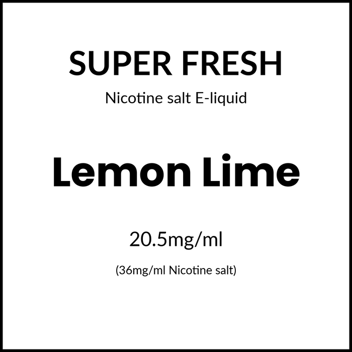 Super Fresh Salts - Lemon Lime 36mg/30ml