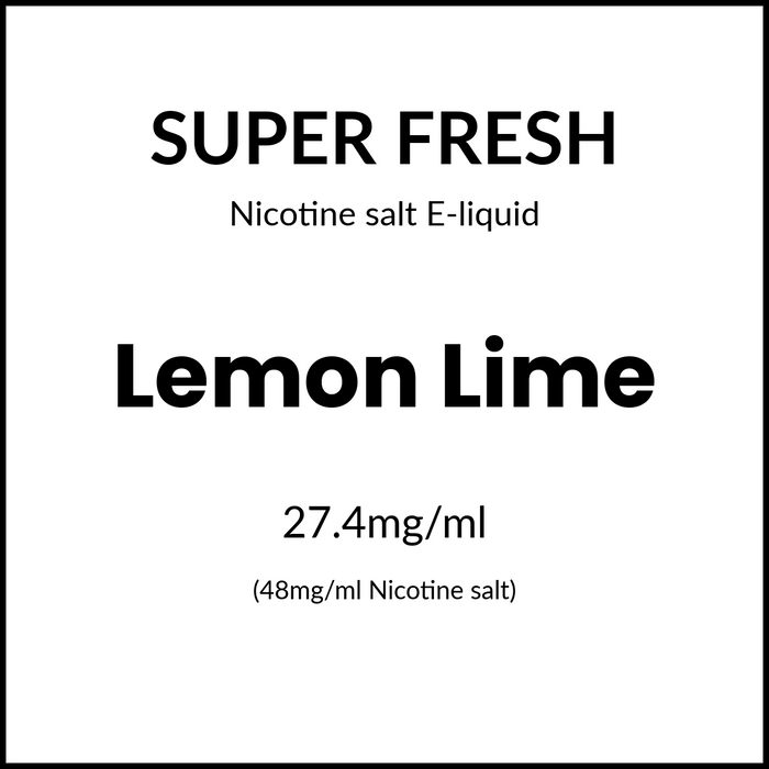 Super Fresh Salts - Lemon Lime 48mg/30ml