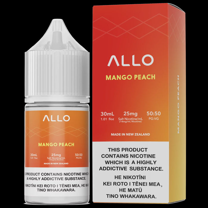 Allo E-Liquid - Mango Peach (PKA Mango Peach Orange) 30ml/25mg