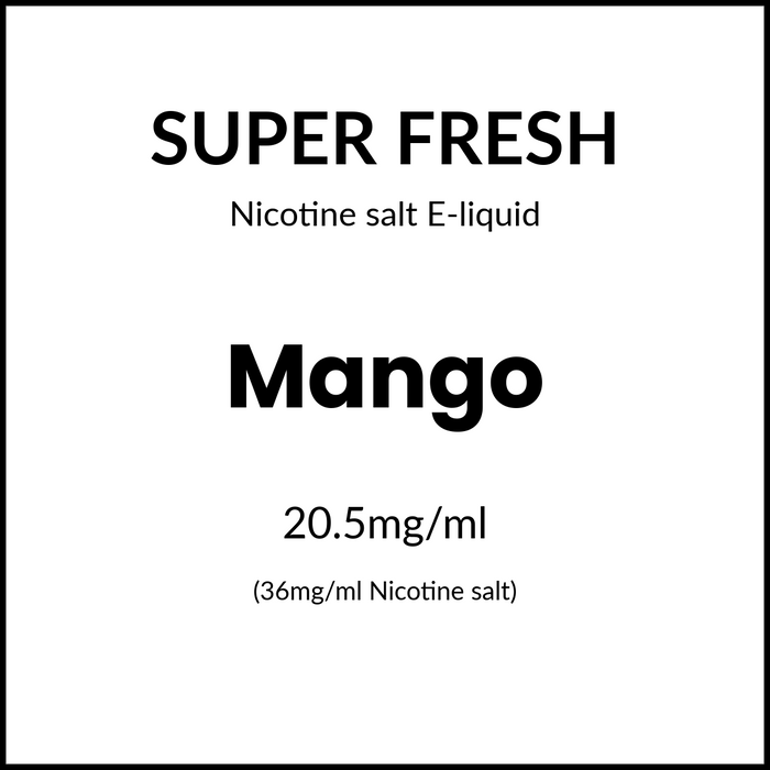 Super Fresh Salts - Mango 36mg/30ml