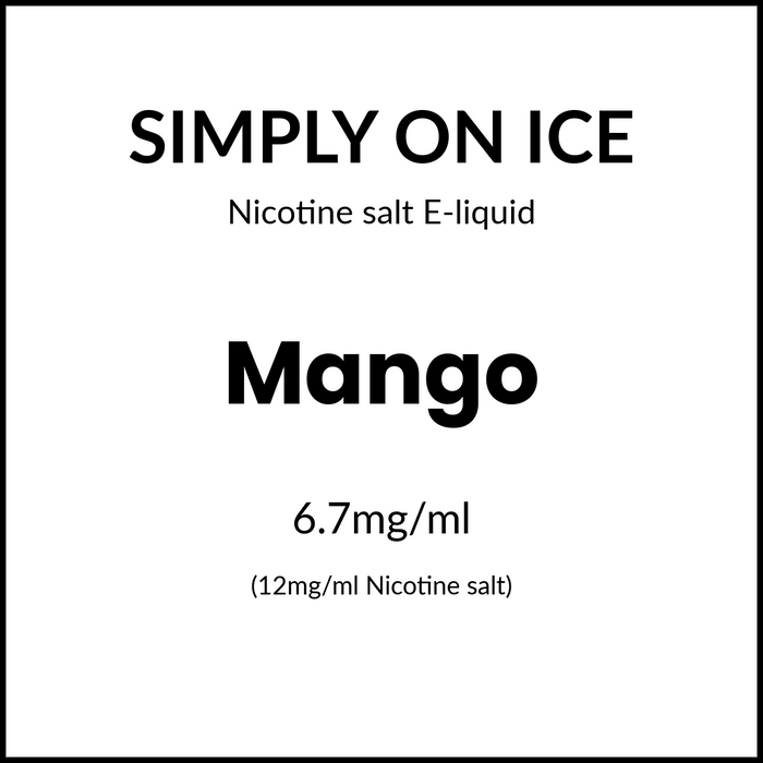 Simply Salts On Ice - Mango 30ml/12mg