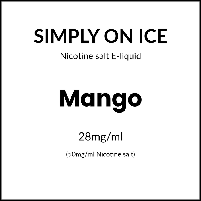 Simply Salts On Ice - Mango 30ml/50mg