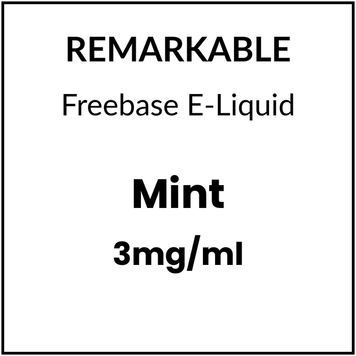 REMARKABLE - Mint 60ml/3mg