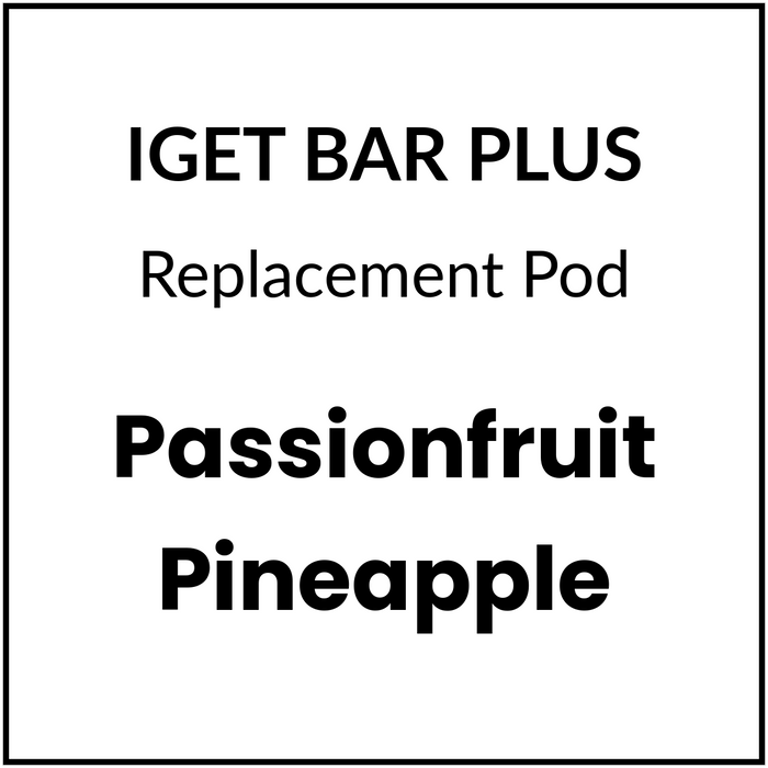 IGET BAR PLUS POD 3.0 10K Passionfruit Pineapple