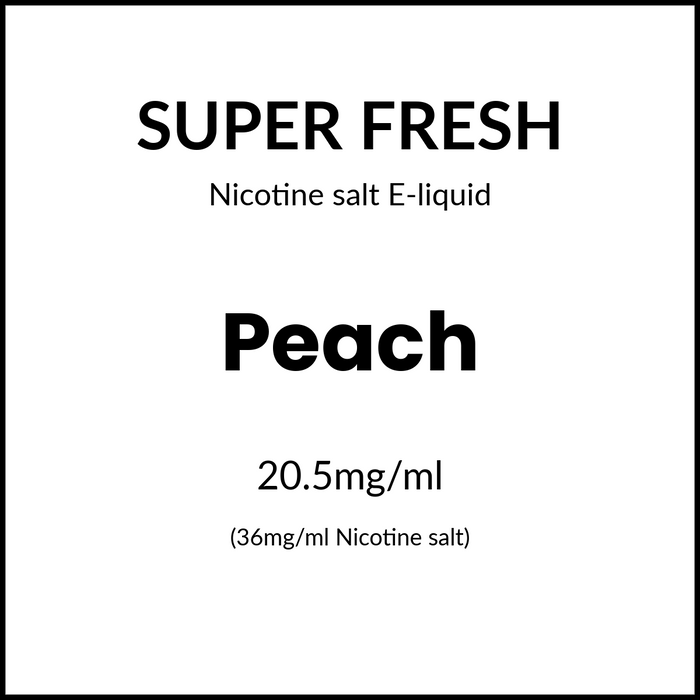 Super Fresh Salts - Peach 36mg/30ml