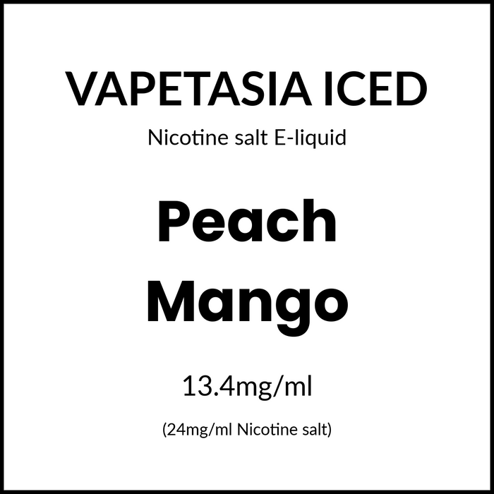 Vapetasia Killer Fruits Iced Salts - Peach Mango 30ml/24mg
