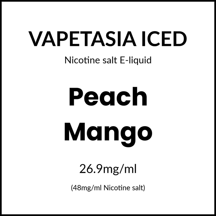 Vapetasia Killer Fruits Iced Salts - Peach Mango 30ml/48mg