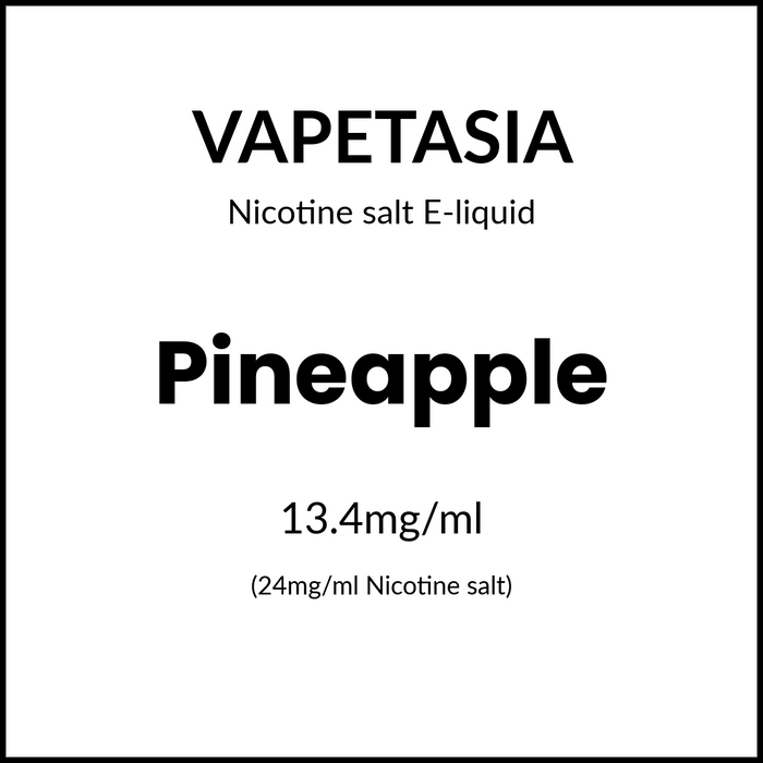 Vapetasia Salts - Pineapple 30ml/24mg
