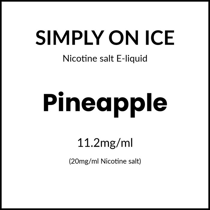 Simply Salts On Ice - Pineapple 30ml/20mg