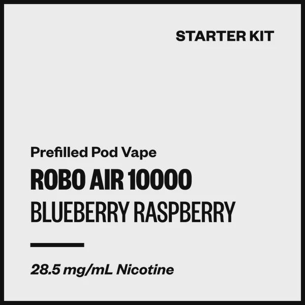 ROBO AIR 10000 - Blueberry Raspberry (Starter Kit)