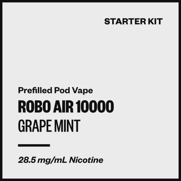 ROBO AIR 10000 - Grape Mint (Starter Kit)