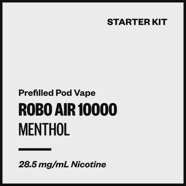 ROBO AIR 10000 - Menthol (Starter Kit)