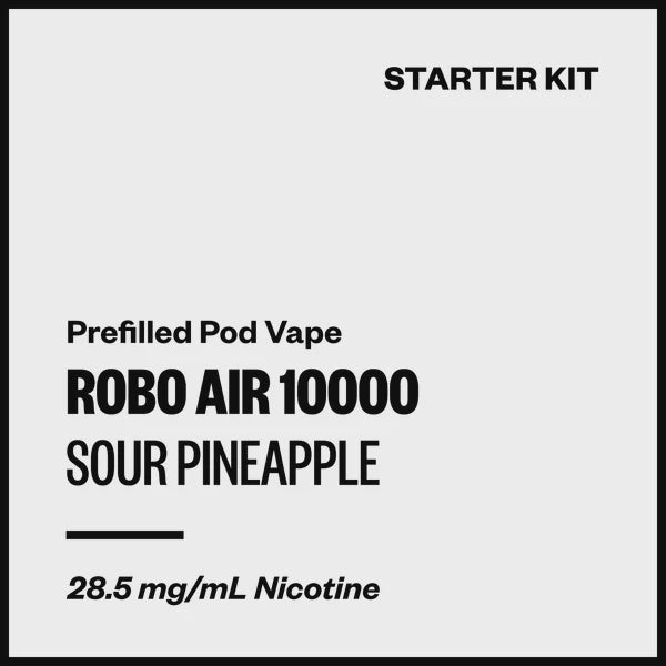 ROBO AIR 10000 - Sour Pineapple (Starter Kit)