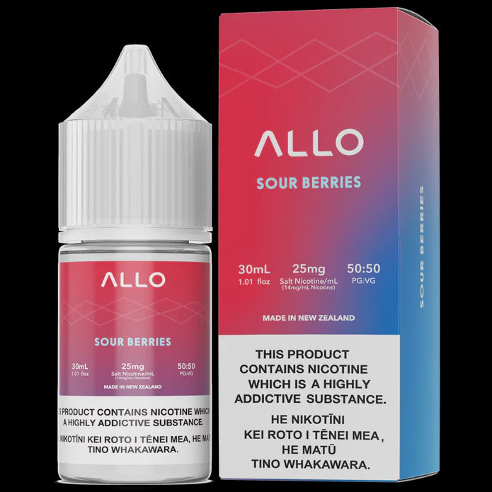 Allo E-Liquid - Sour Berries (PKA Energy Drink) 30ml/50mg