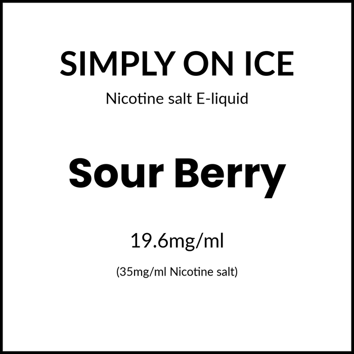 Simply Salts On Ice - Sour Berry 30ml /35mg