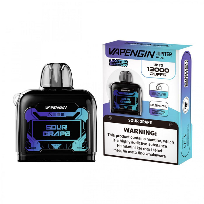 VAPENGIN Jupiter 2 Plus 13000 Puffs - Pod Sour Grape