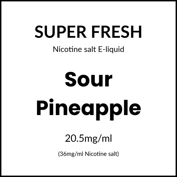 Super Fresh Salts - Sour Pineapple 36mg/30ml