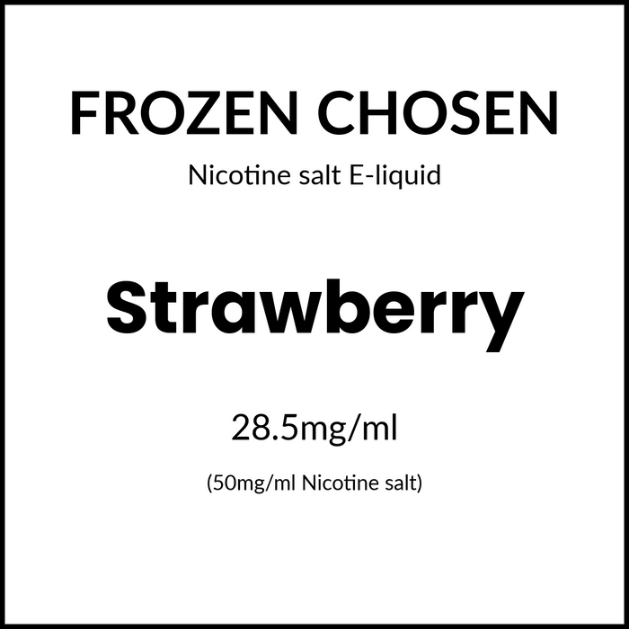 FROZEN CHOSEN SALTS - STRAWBERRY 30ml/50mg
