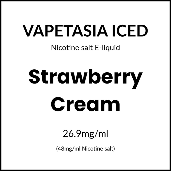 Vapetasia Iced Salts - Strawberry Cream 30ml/48mg