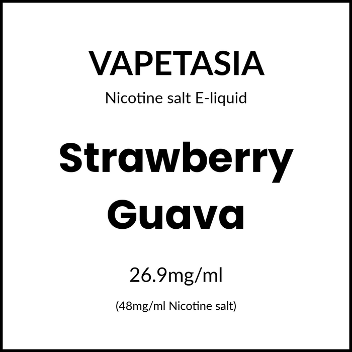Vapetasia Salts - Strawberry Guava 30ml/48mg
