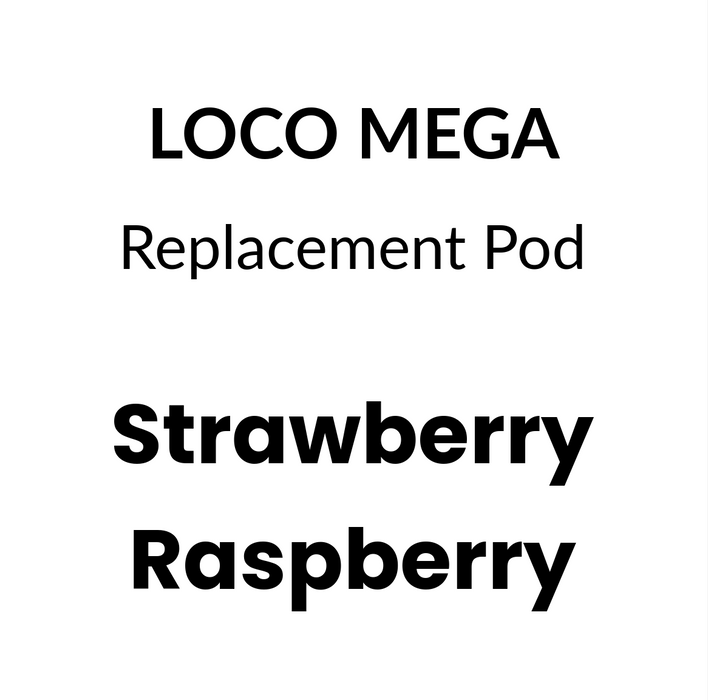Loco Mega pod - Strawberry Raspberry