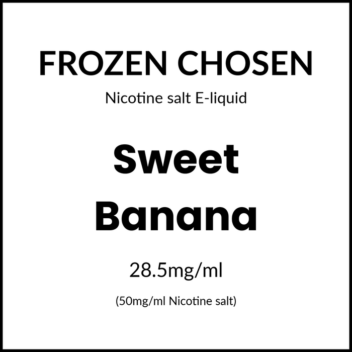 FROZEN CHOSEN SALTS - Sweet Banana 30ml/50mg