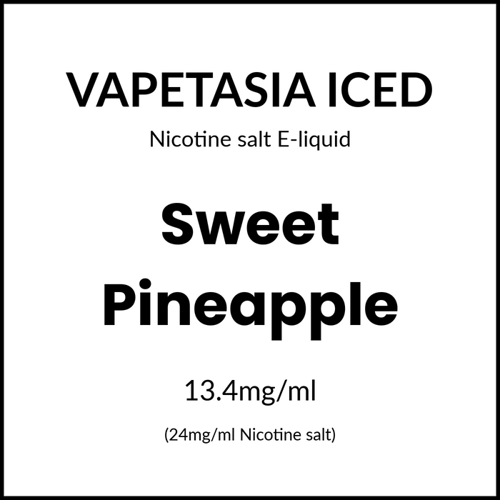 Vapetasia Killer Sweets Iced Salts - Sweet Pineapple 30ml/24mg