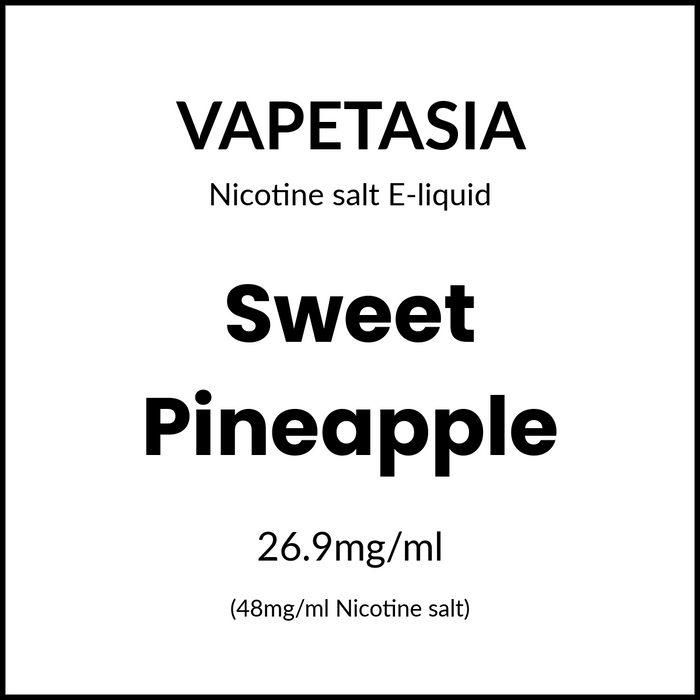Vapetasia Killer Sweets Salts - Sweet Pineapple 30ml/48mg