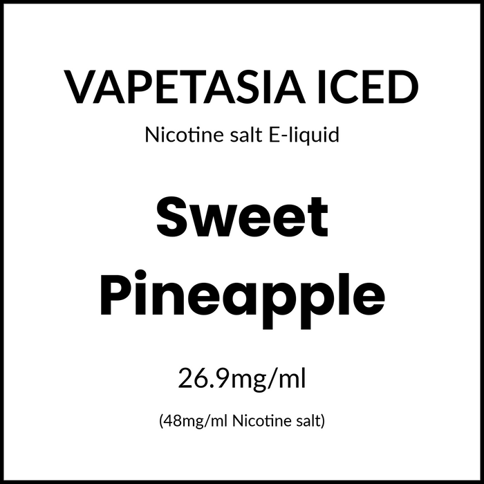 Vapetasia Killer Sweets Iced Salts - Sweet Pineapple 30ml/48mg