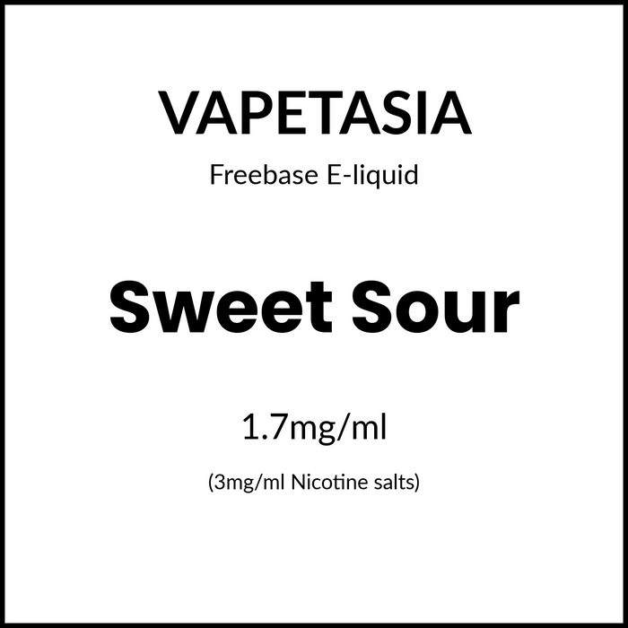Vapetasia - Sweet Sour 100ml/3mg