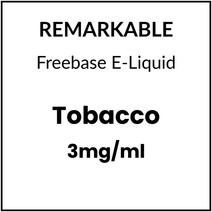 Remarkable Tobacco 60ml/3mg