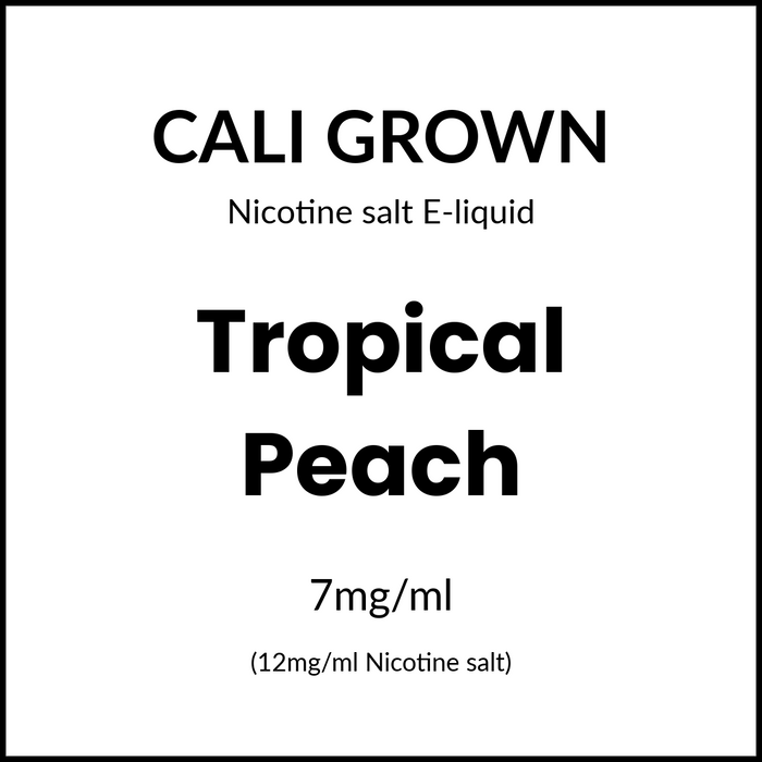 Cali Grown Subohm Salts - Tropical Peach 60ml/12mg