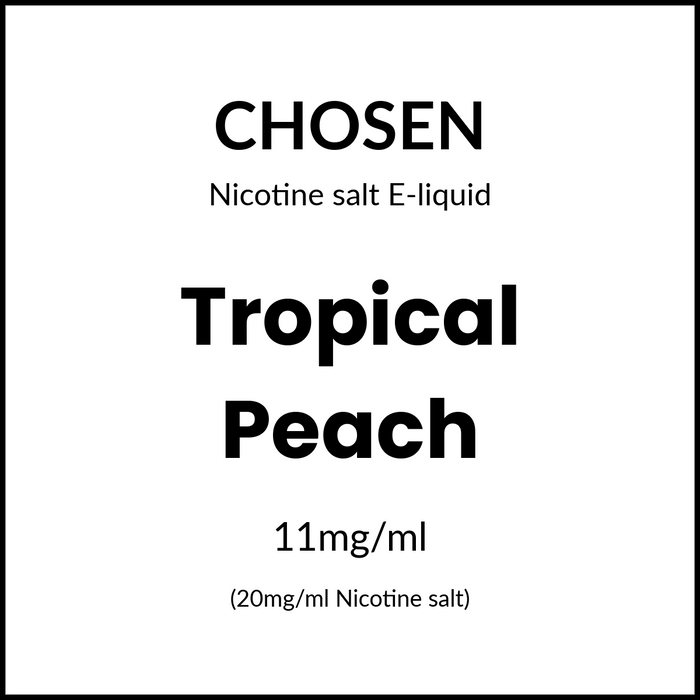 CHOSEN SALTS - TROPICAL PEACH 30ml/20mg