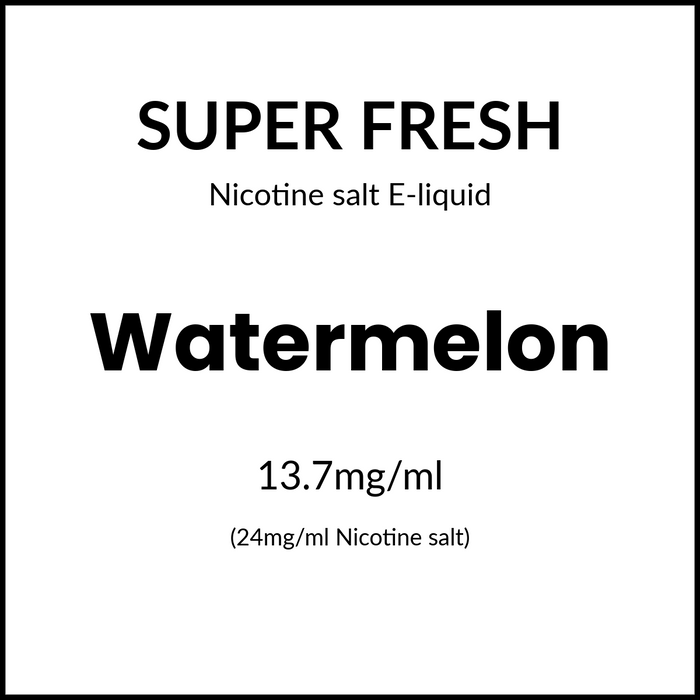 Super Fresh Salts - Watermelon 24mg/30ml