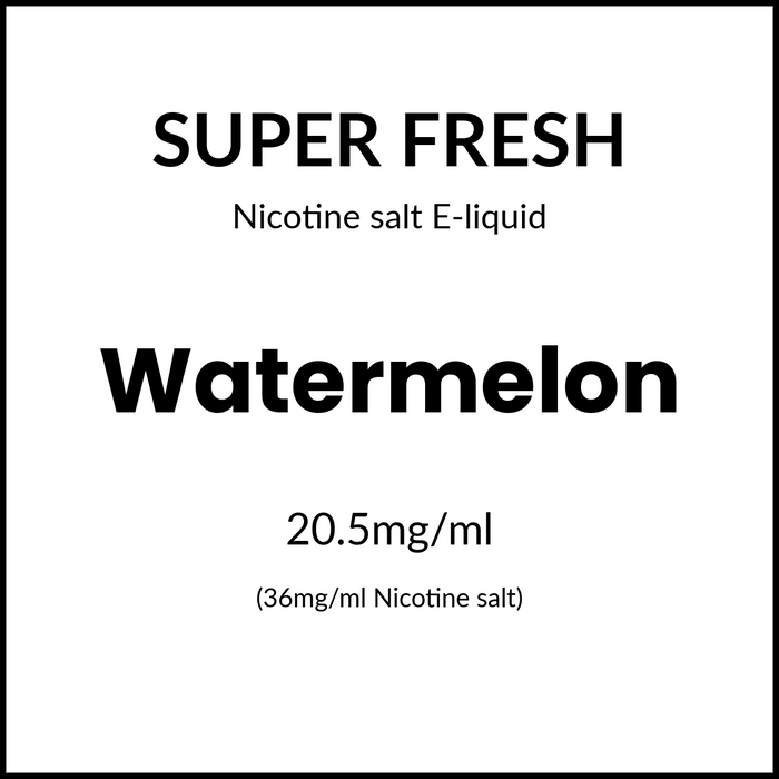 Super Fresh Salts - Watermelon 36mg/30ml