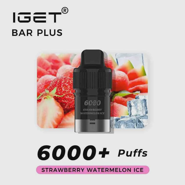 Iget Bar Plus Pod - Strawberry Watermelon