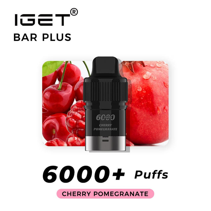 Iget Bar Plus Pod - Cherry Pomegranate