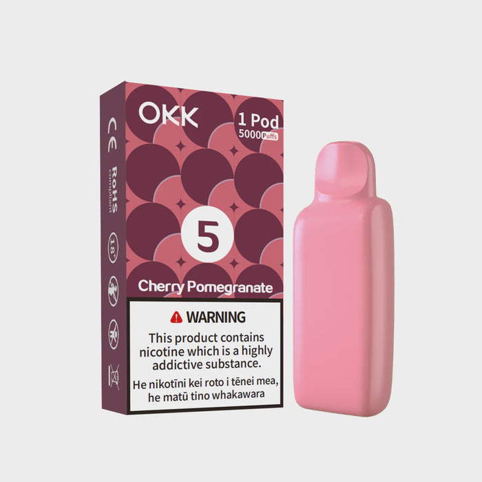 OKK CROSS PRE-FILLED REPLACEMENT POD - CHERRY POMEGRANATE - 20MG