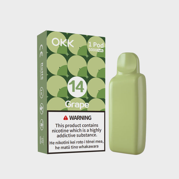 OKK CROSS PRE-FILLED REPLACEMENT POD - GRAPE (ICED GRAPE) 20MG