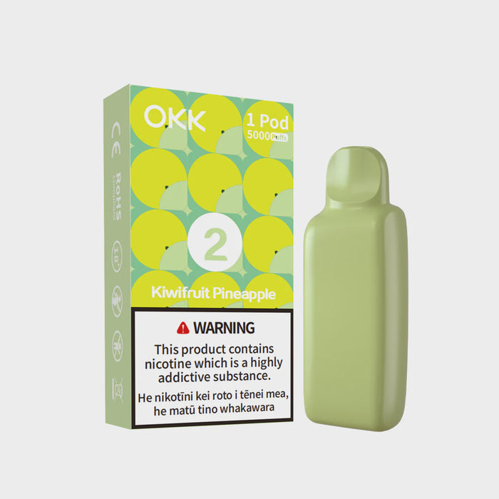 OKK CROSS PRE-FILLED REPLACEMENT POD - KIWIFRUIT PINEAPPLE 20MG