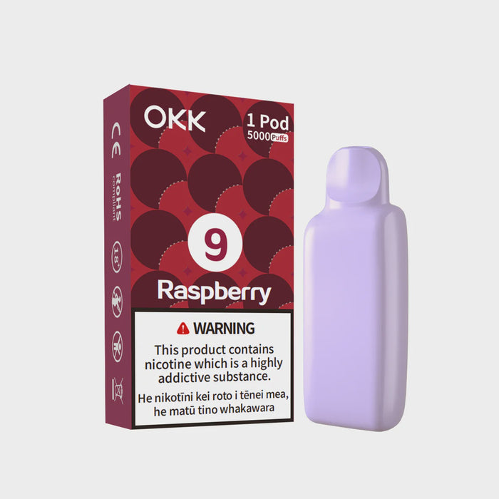 OKK CROSS PRE-FILLED REPLACEMENT POD - RASPBERRY (BLUE RASPBERRY) 20MG