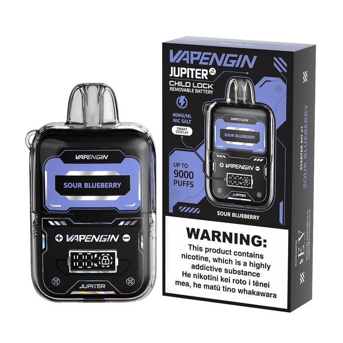 NEW Vapengin Jupiter 2 Starter Kit - Sour Blueberry